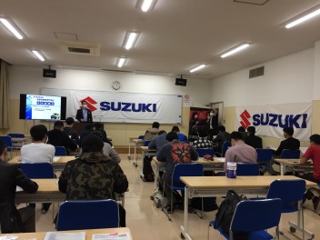 【10月17日】スズキ技術講習会の様子！