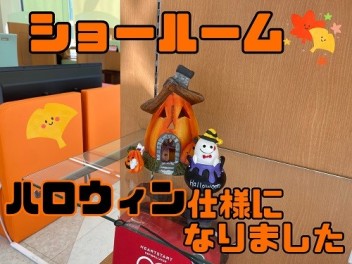 ショールーム、ハロウィン仕様になりました！