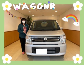 ワゴンＲご納車させて頂きました(●´ω｀●)