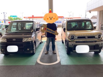 ハスラーをご納車しました！