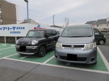 当店第一号★クロスビーＮＥＷカラーご納車