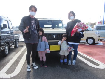 ジムニー　ご納車です！