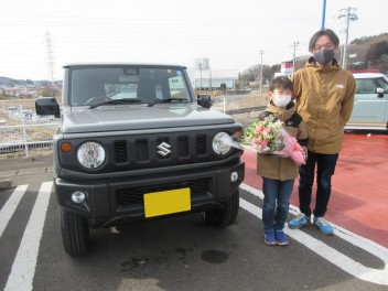 ジムニー　ご納車です！