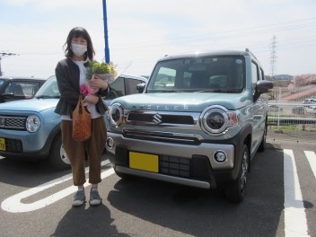 ハスラーＪスタイルご納車です(^^)/
