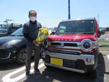 新車ハスラーＪスタイル　ご納車です！！！！！！！！