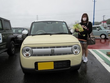 Ｗ様！新車ラパンご納車です！
