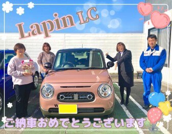 人気のラパン!!!♥ご納車式