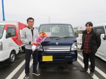 新車キャリイご納車です(^^)