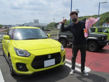 新車スイフトスポーツご納車です！