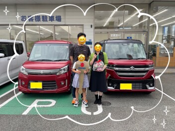 祝！スペーシアカスタムご納車！