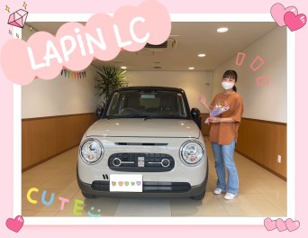 ラパンご納車させて頂きました(^O^)／