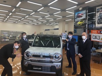 ハスラーJスタイル展示中です！！