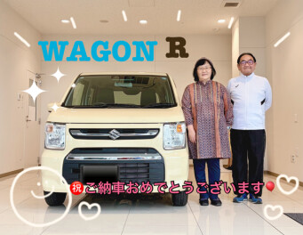 ワゴンRを納車させていただきました！