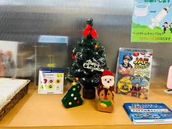 １２月になりました！ちょっとだけクリスマス仕様です☆彡