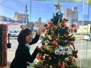 クリスマスツリー設置しました～～☆☆