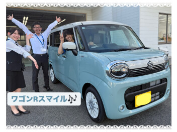 ワゴンＲスマイルクリームコーデの試乗車が入ってってまいりました！そして･･･！