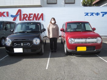 ラパン納車させて頂きました！！