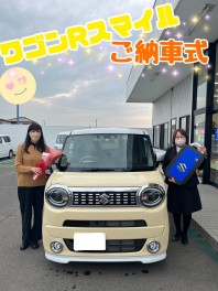 ワゴンRスマイル納車式☆