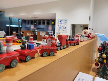 少しクリスマス仕様にさせて頂きました(^▽^)/