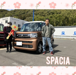 N様へスペーシアをご納車いたしました☆