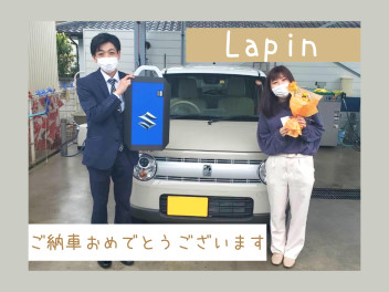 ☆ラパン納車式☆