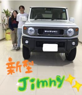 Ｋ様☆新型ジムニーご納車☆