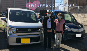 Y様へワゴンＲをご納車です☆