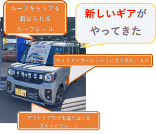 新しいギアがやってきた