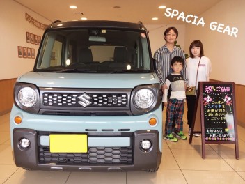 スペーシアギアご納車　♪♪