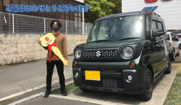 K様へスペーシアギアをご納車いたしました！