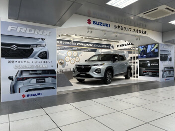 一足先に…新型フロンクスが浜松駅に登場！？