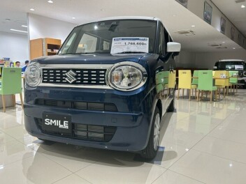 ワゴンRスマイルが展示車になりました！