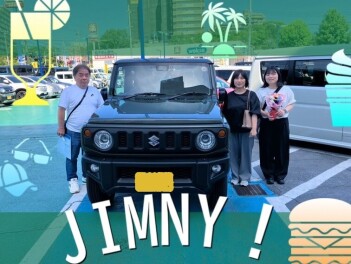 ジムニーご納車　担当とどかわ