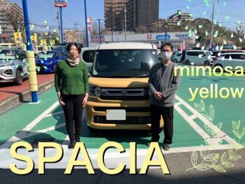 K様スペーシアご納車　担当とどかわ