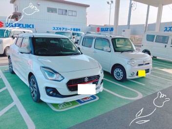 スイフトHYBRID　RS ご納車おめでとうございます。