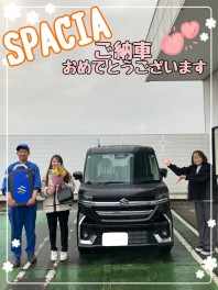 スペーシアカスタム☆納車式☆