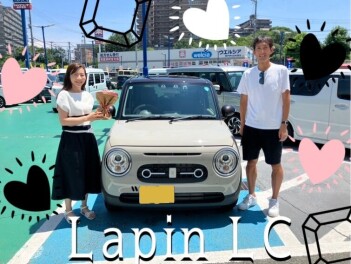 M様 ラパンＬＣご納車　担当とどかわ