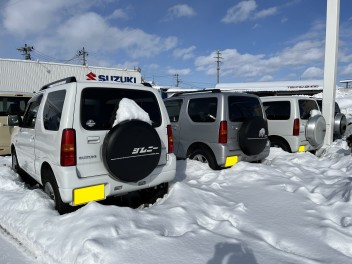 除雪作業中