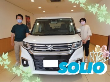 ソリオご納車いたしました！
