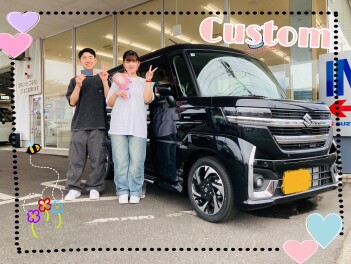 ★☆☆スペーシアカスタムをご納車しました☆彡