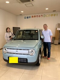 Ｙ様にラパンをご納車致しました！！