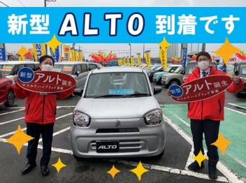 【新型アルト】展示車準備できました！
