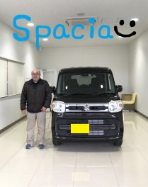 Ｍ様　スペーシアご納車！！