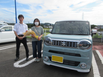 新車ワゴンRスマイルご納車です！！
