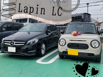 Ｔ様ラパンＬＣご納車　担当まつだ