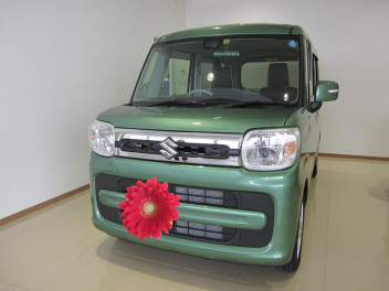 グリーンのスペーシア☆納車しました！