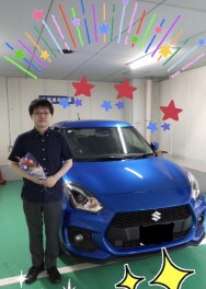 スイフトスポーツご納車させていただきました！