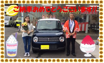 祝★ラパン納車させて頂きました!!