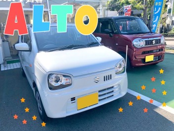 運転のしやすさ◎なアルトにお乗換えです☆