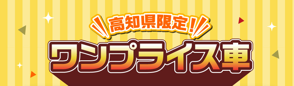 高知県限定！お得なワンプライス車